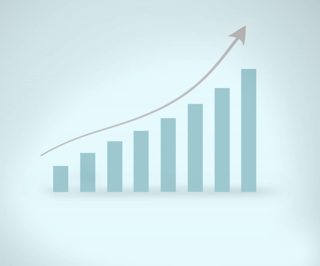 graphique illustrant une augmentation